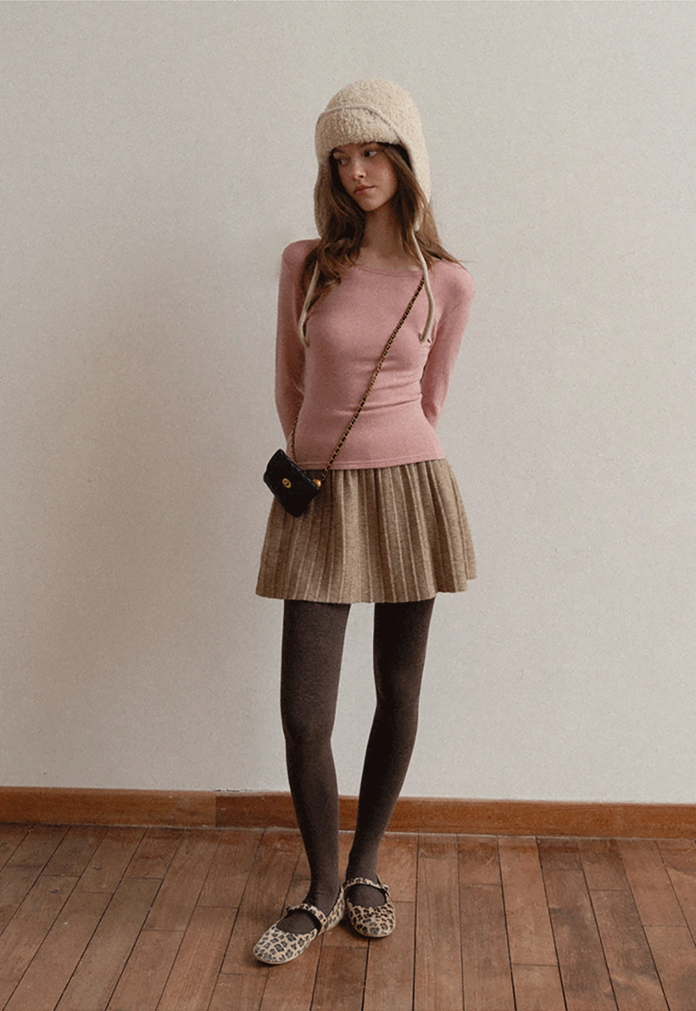 Women Casual Long Sleeve Top with Ribbed Design