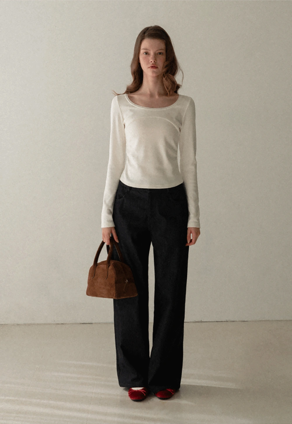 Women High-Waisted Wide-Leg Jeans