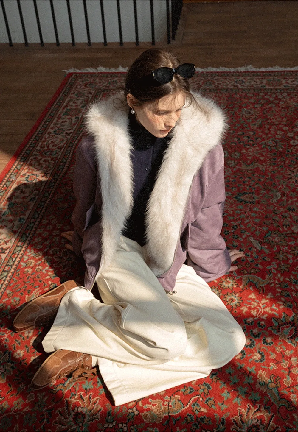 Women Double-Sided Fuzzy Coat