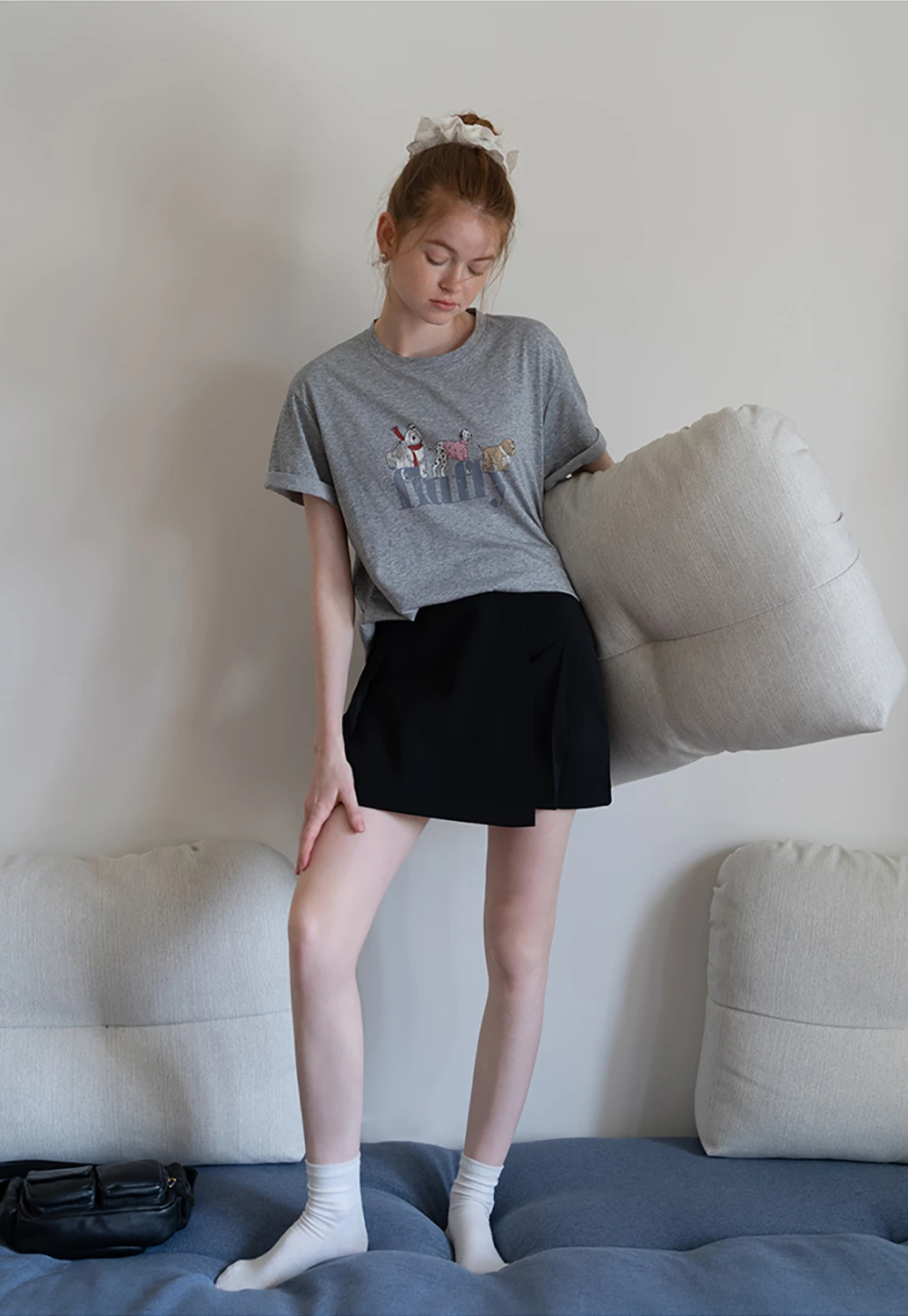 Women's Cute Dog Graphic Tee