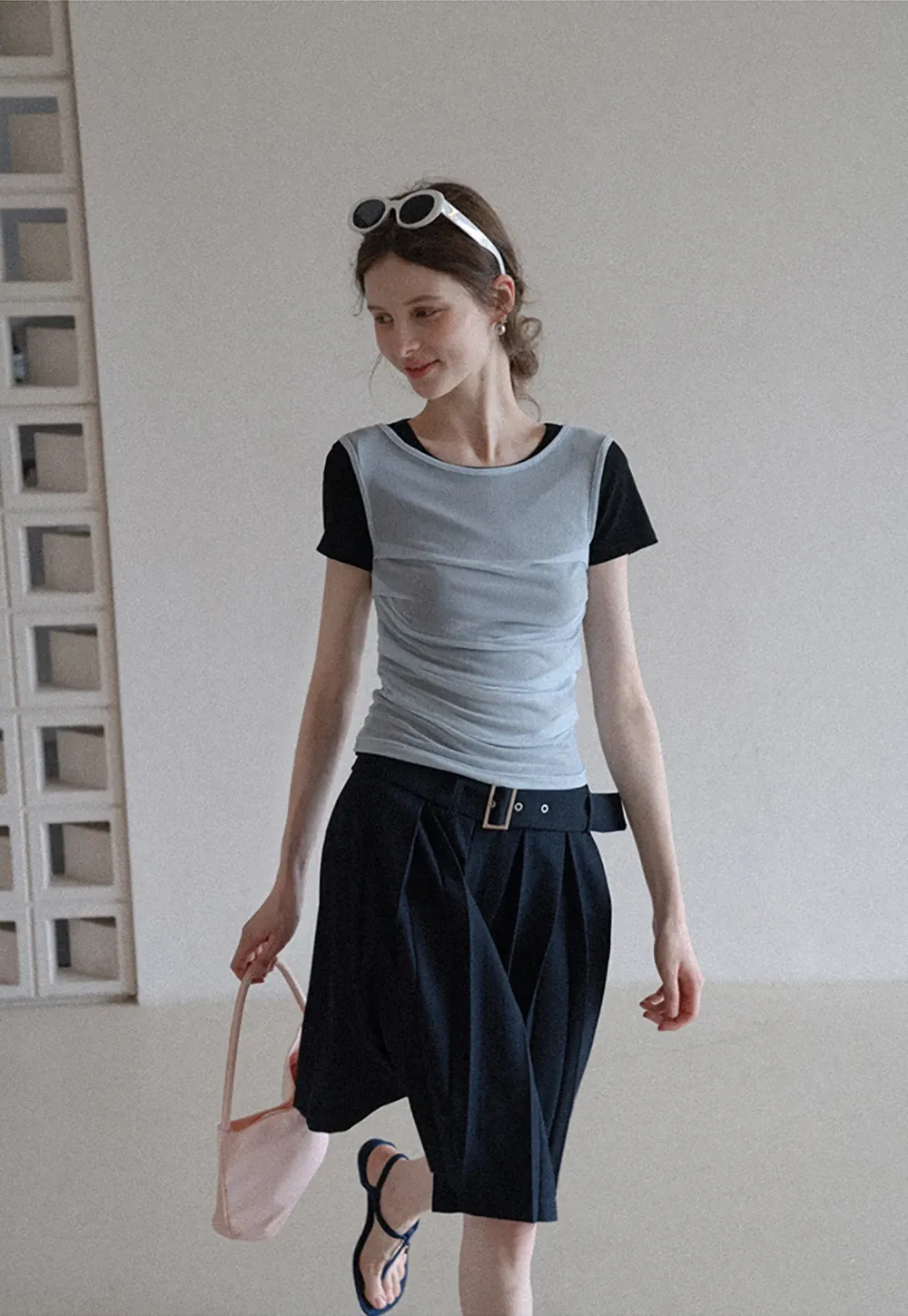 Stretch Ruched Tank Top