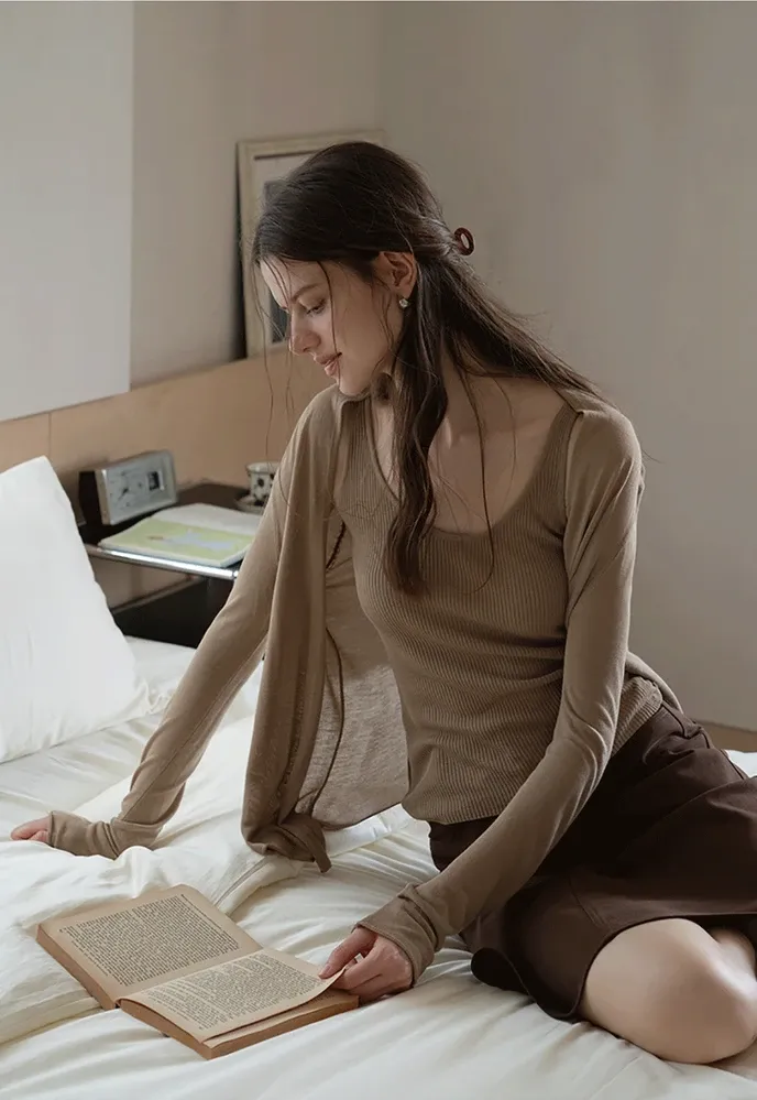 Lightweight Cardigan & Tank Set