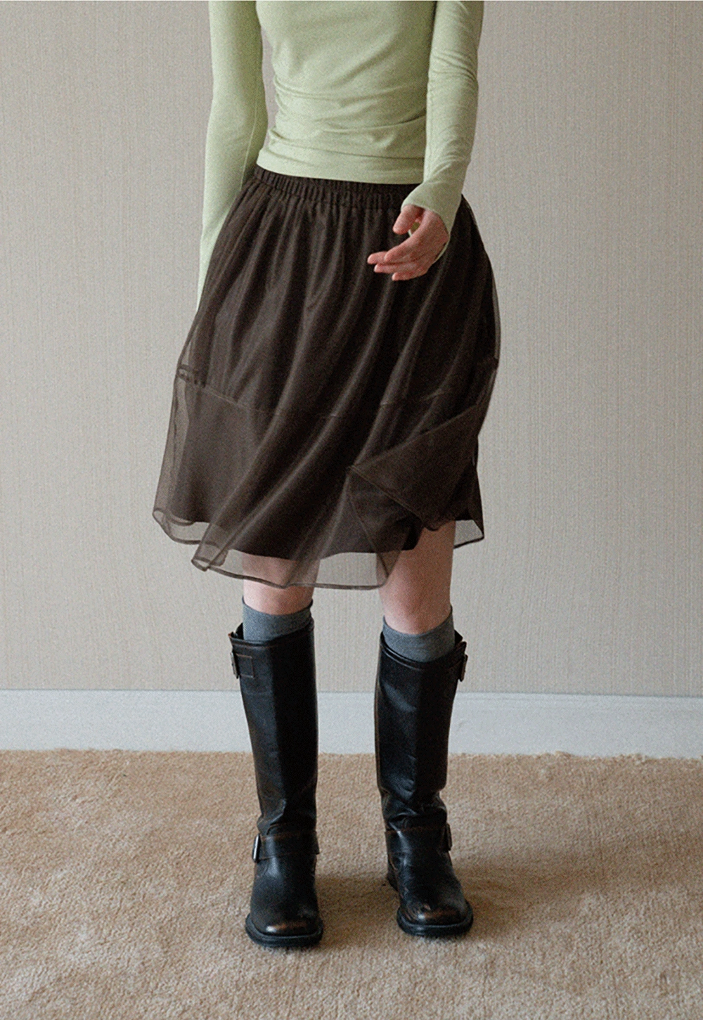 Frensh Style Tulle Skirt