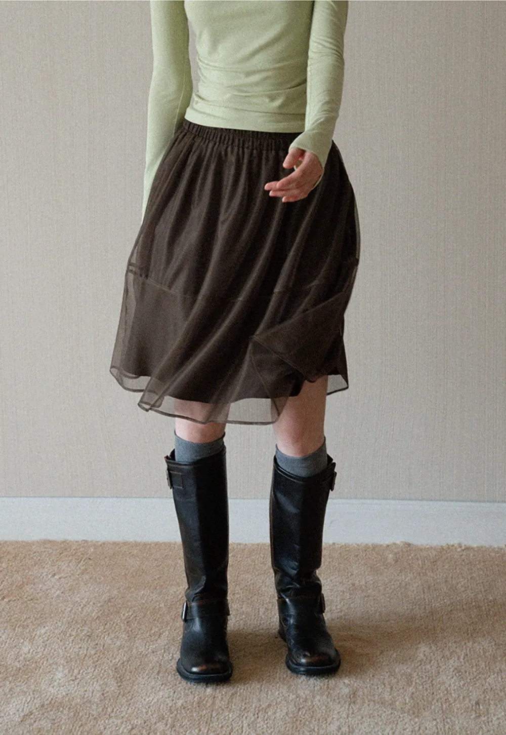 Frensh Style Tulle Skirt