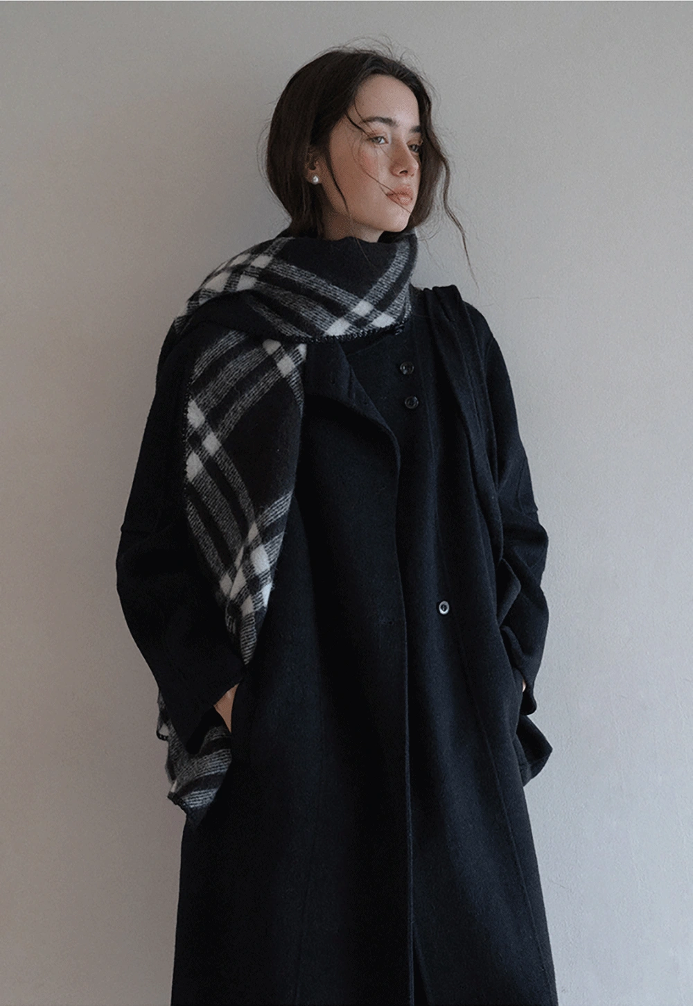 Classic Plaid Warm Shawl Scarf