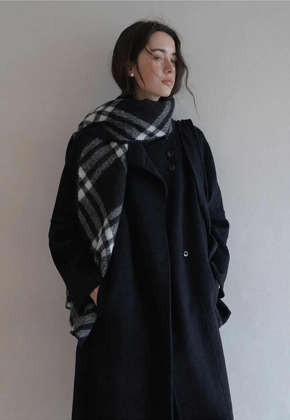 Classic Plaid Warm Shawl Scarf