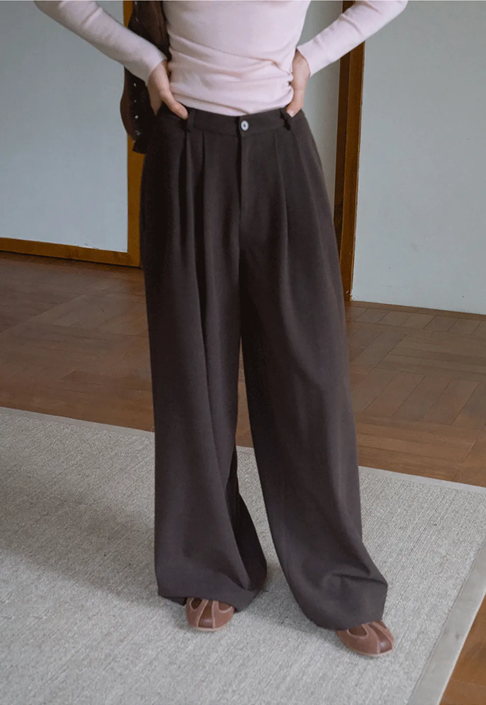 High Waist Wide Leg Pants