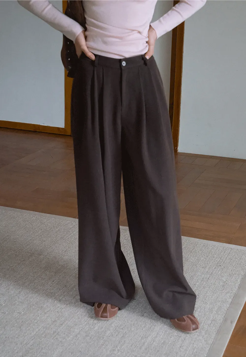 High Waist Wide Leg Pants