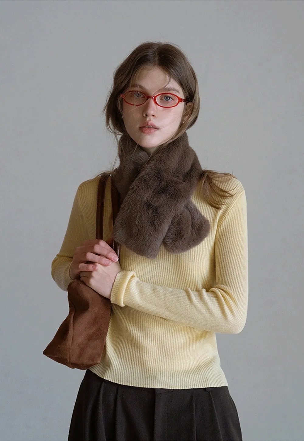 Women’s Ribbed Knit Turtleneck Sweater Top