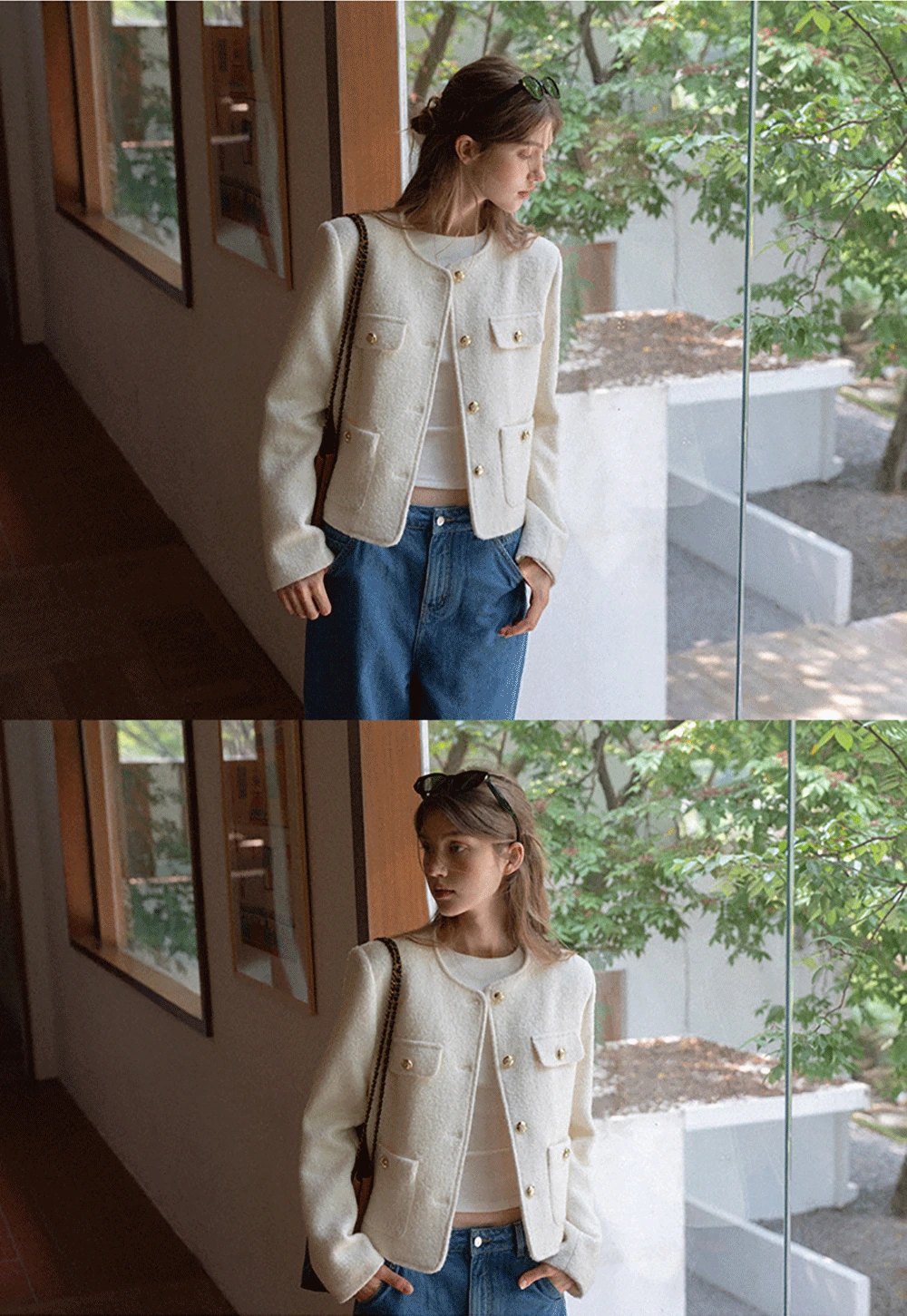 Womens Tweed Short Jacket