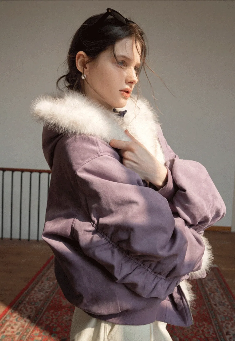Women Double-Sided Fuzzy Coat
