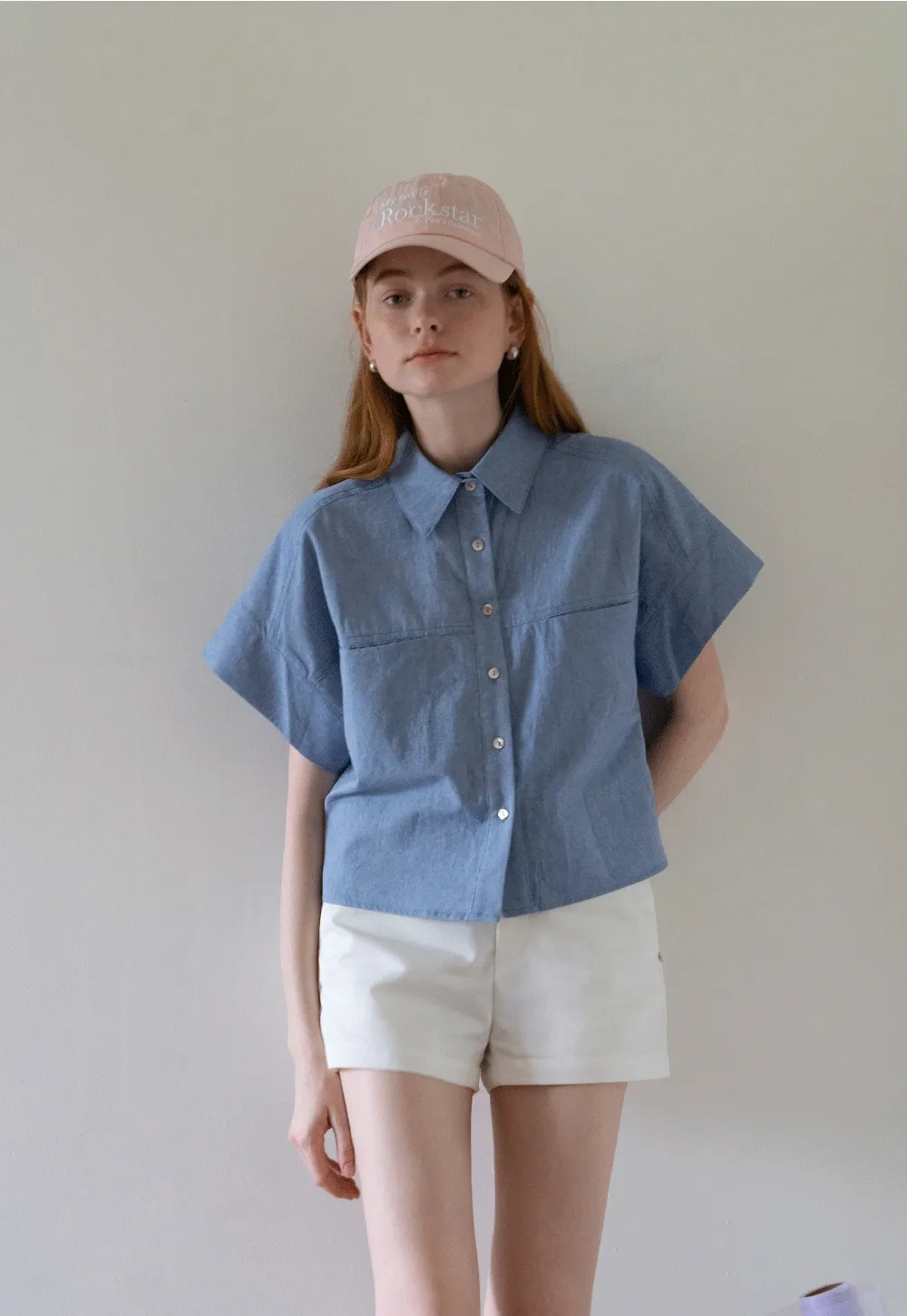 Women’s Denim Button Down Shirt