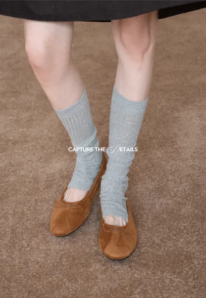 Ribbed Slouch Socks