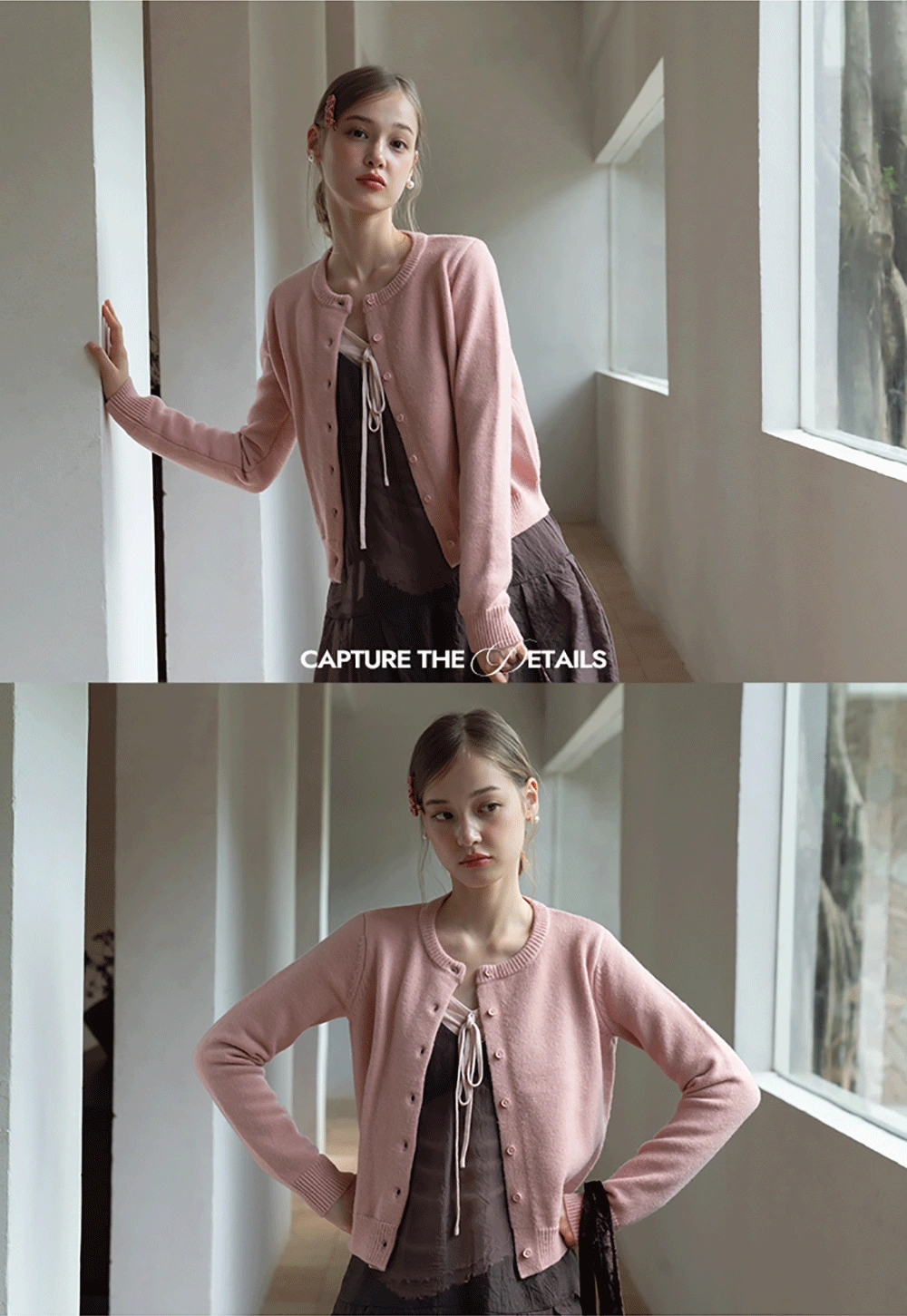 Womens Knit Button Down Cardigan Sweater