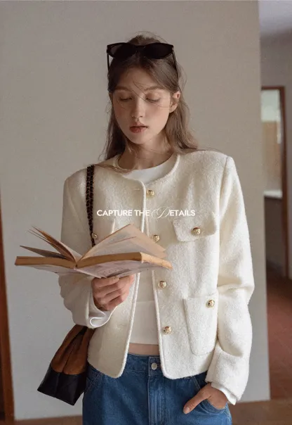 Womens Tweed Short Jacket