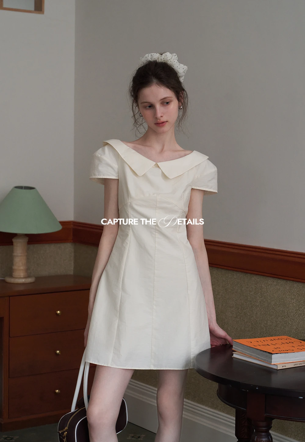Women’s Sailor-Collar A-Line Mini Dress