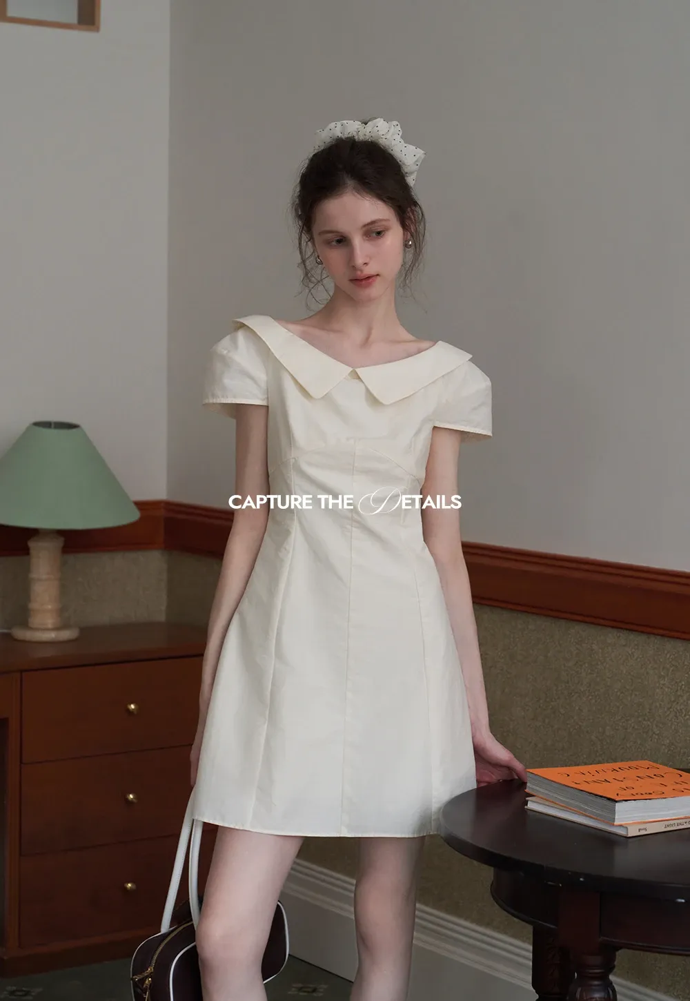 Women’s Sailor-Collar A-Line Mini Dress