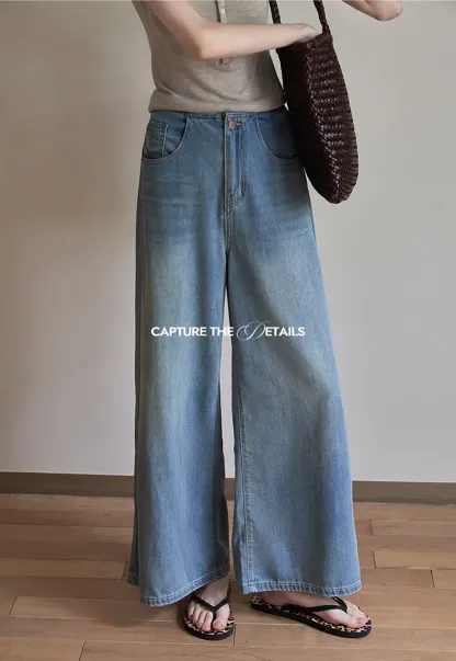 Women’s High-Waist Ultra-Wide-Leg Jeans