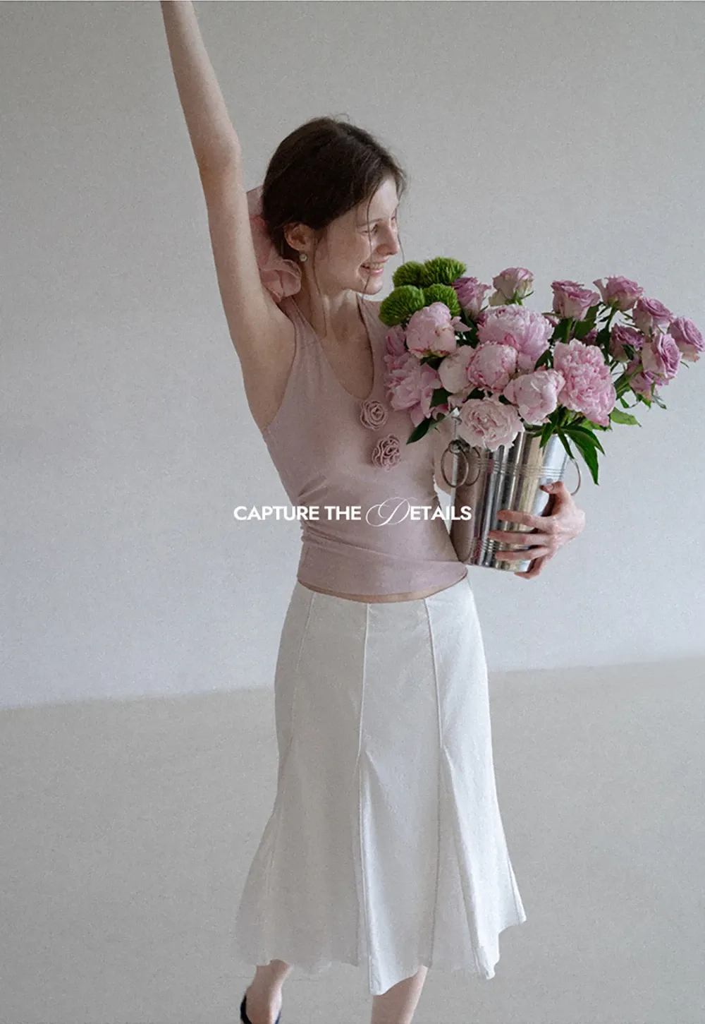 Women’s Rosette Halter Knit Tank