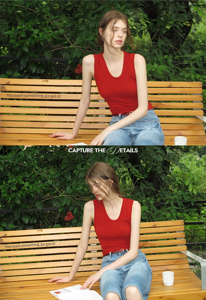 Women’s Distressed Wide-Leg Denim Bermuda Shorts