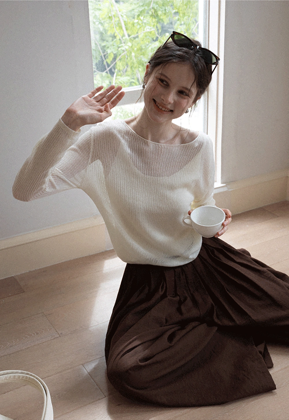 Women’s High Waist Pleated Wide Leg Pants