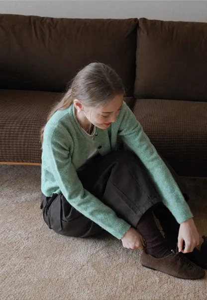 Knit Button Down Cardigan