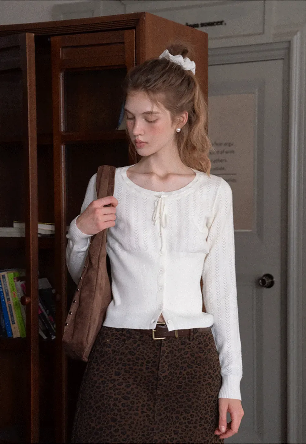 Knit Tie Front Cardigan