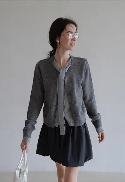 Elegant Button Down Cardigan