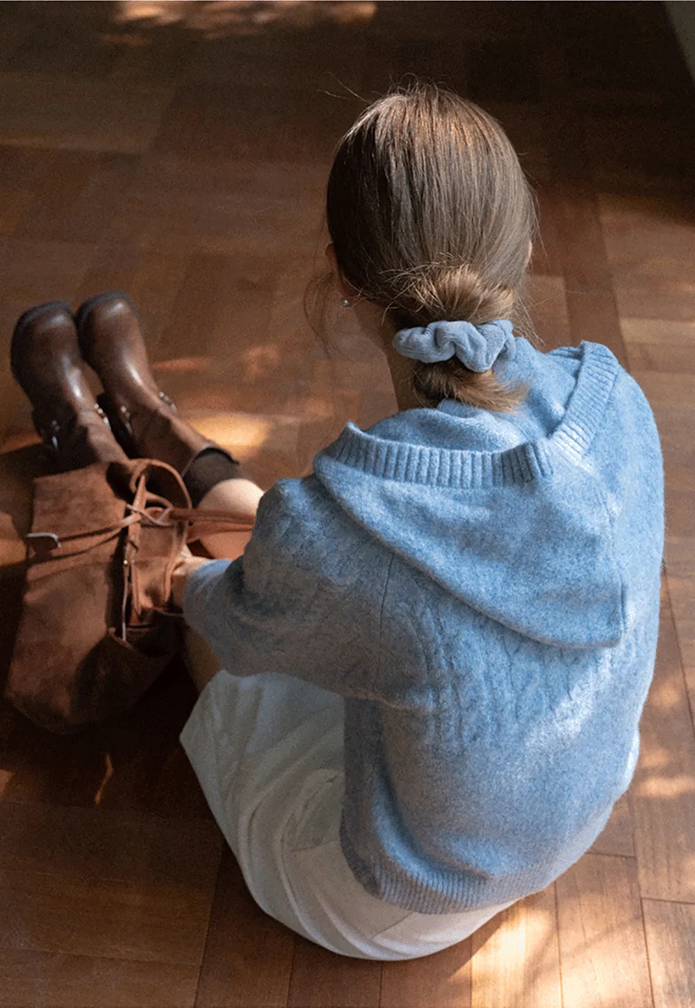 Faux Fur Scrunchie Set
