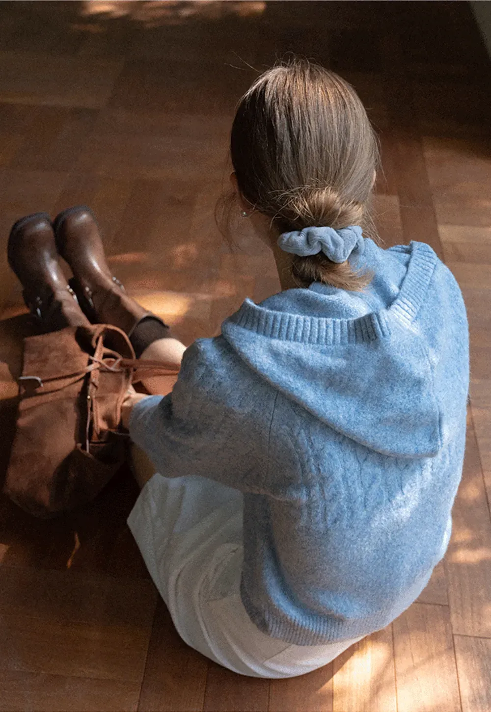 Faux Fur Scrunchie Set