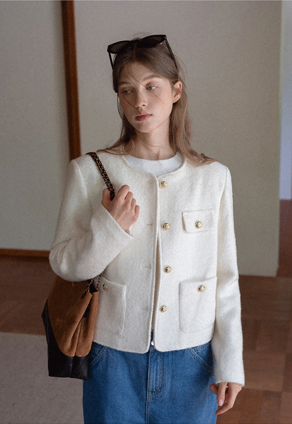 Womens Tweed Short Jacket