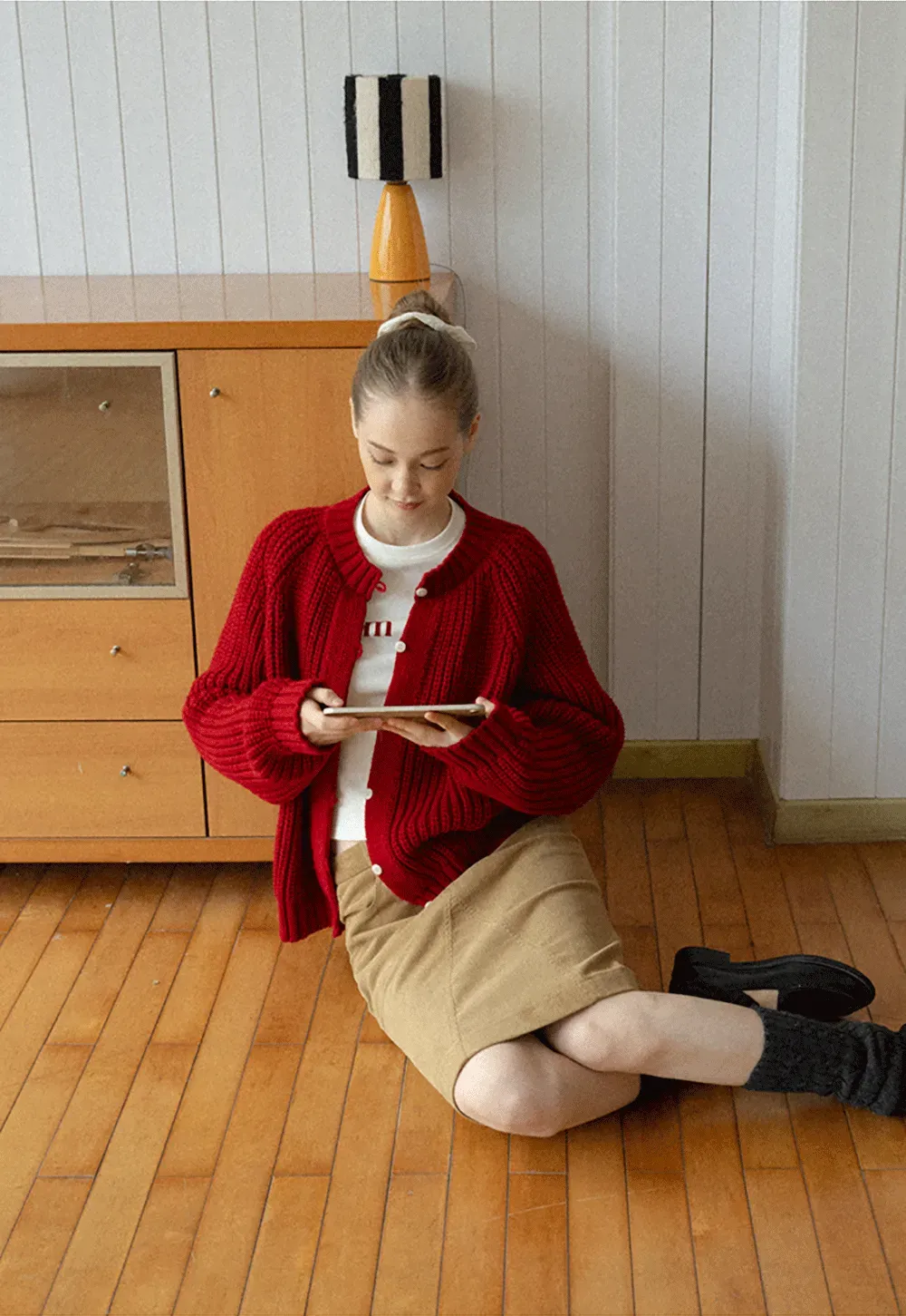 Corduroy A-Line Mini Skirt