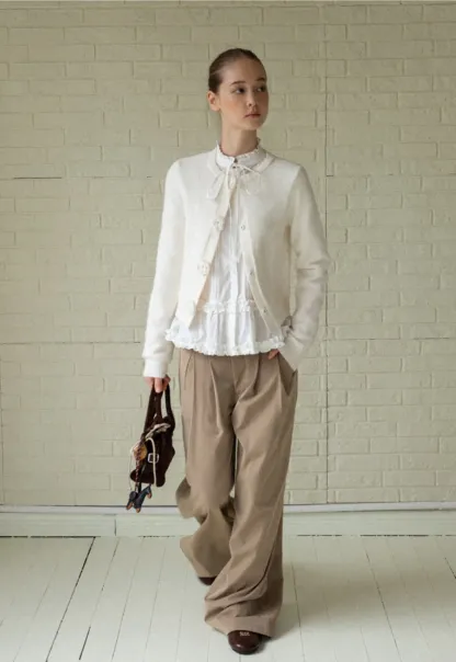 Women Cable Knit Cardigan