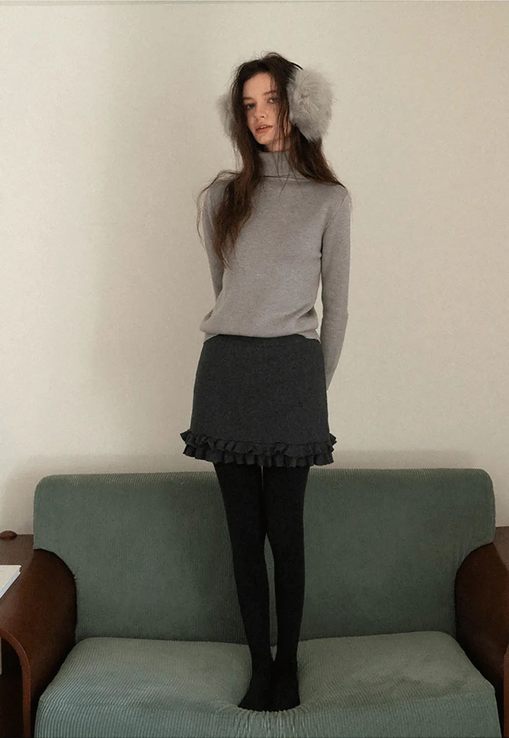 Soft Knit High-Waist Lounge Pants