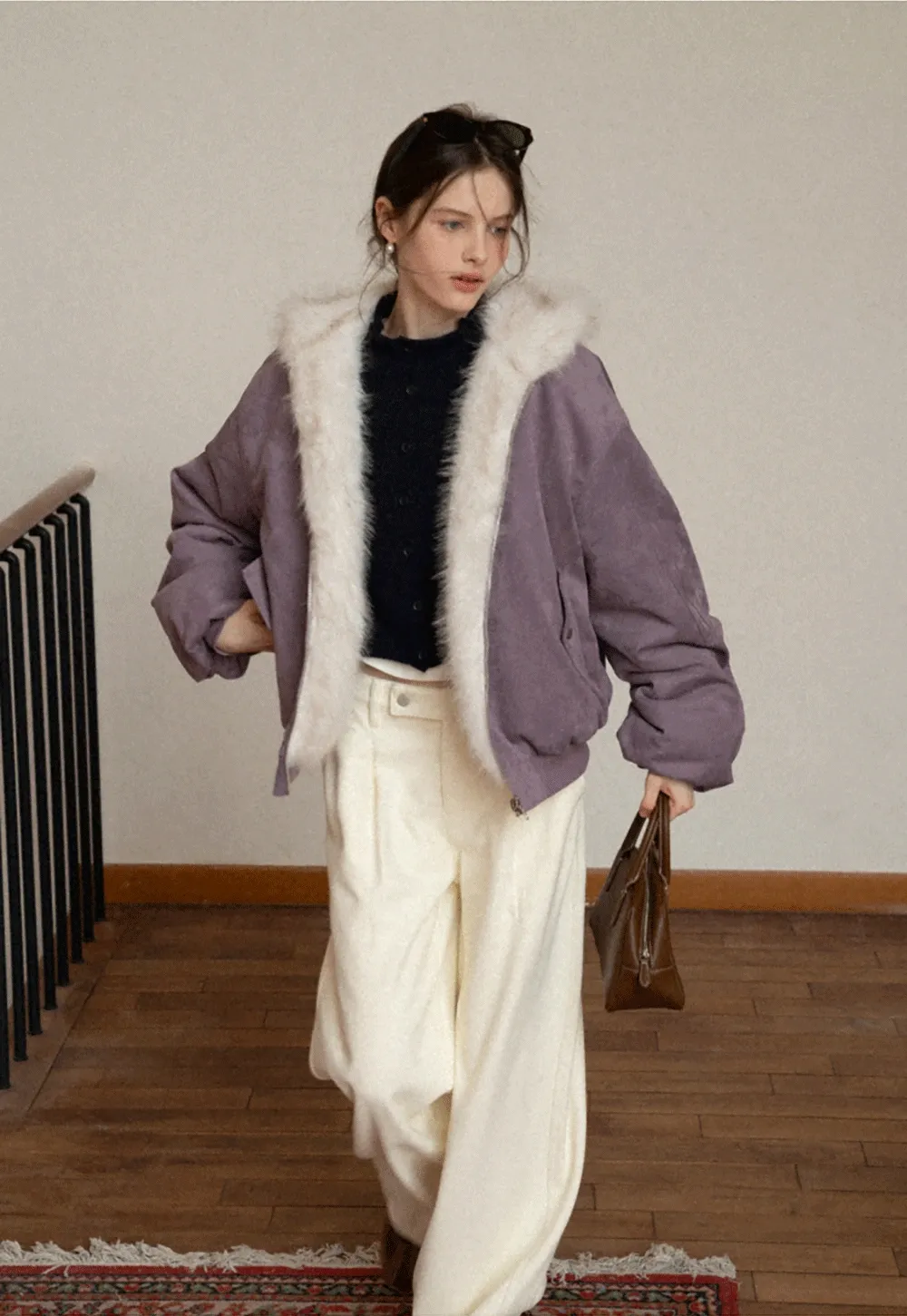 Women Double-Sided Fuzzy Coat