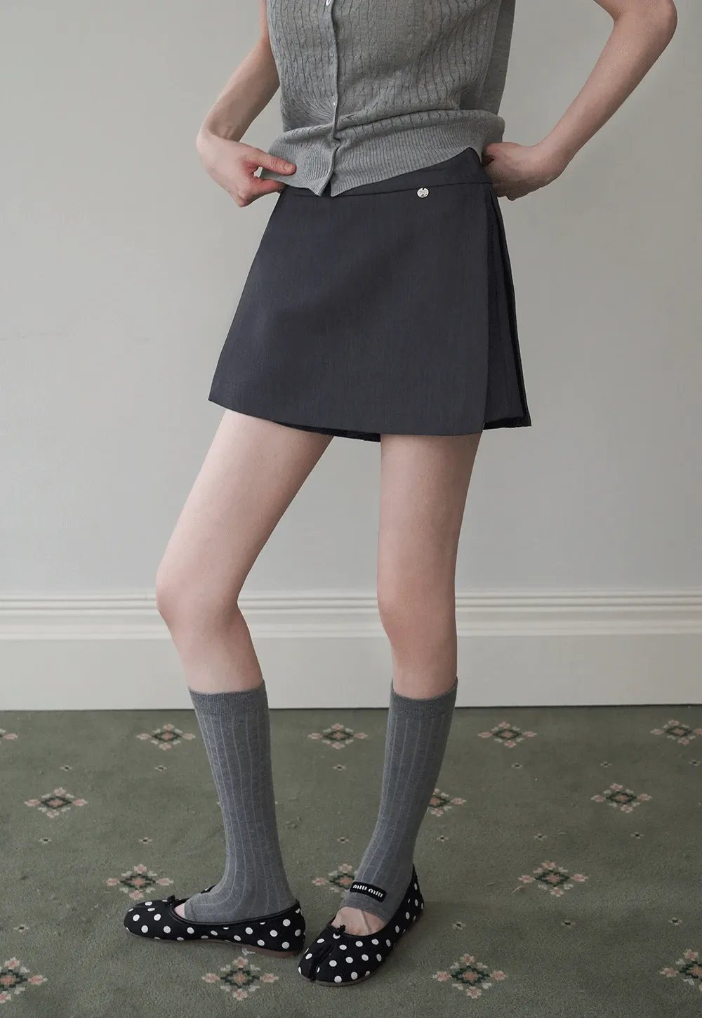 High Waist Mini Skirt
