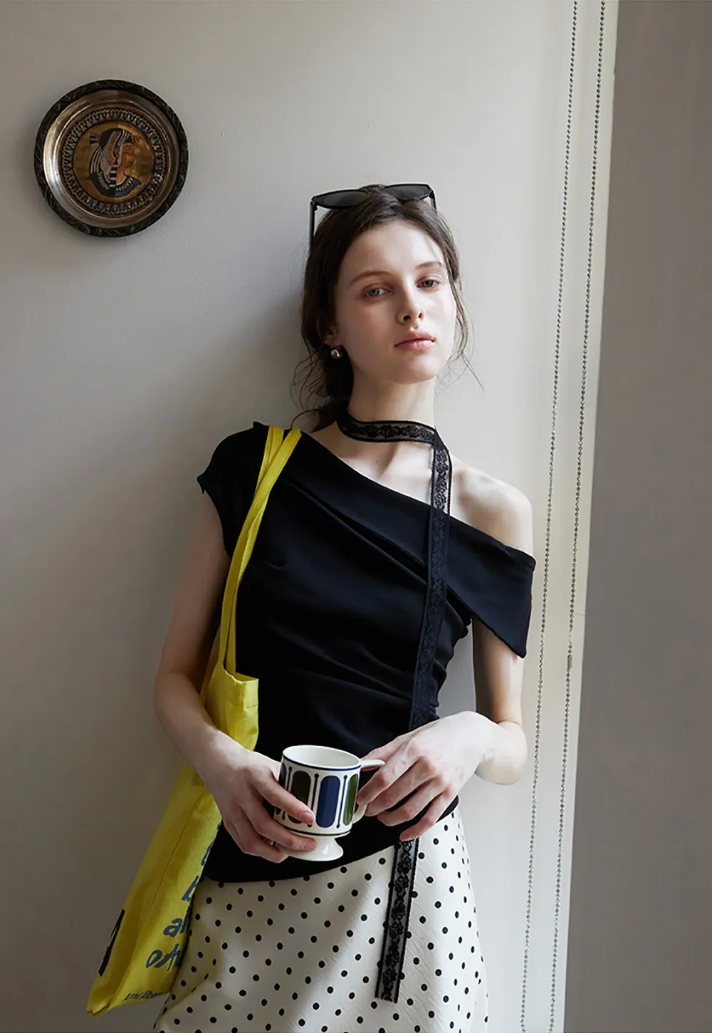 Women’s Asymmetrical Off Shoulder Top