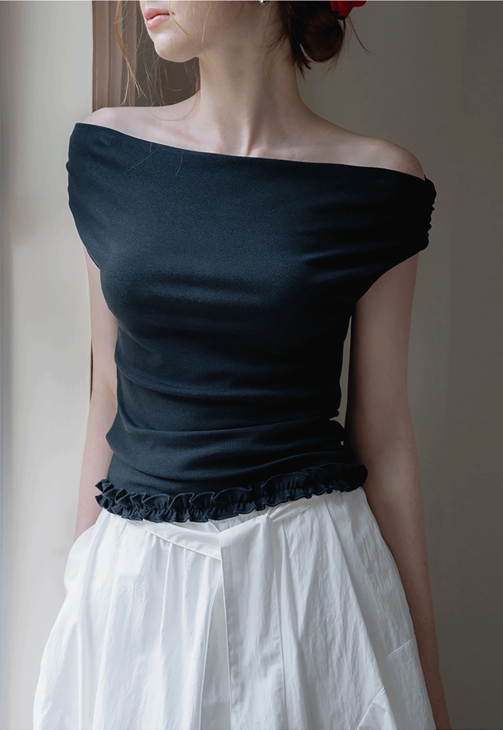 Women’s Off Shoulder Slim Fit Top