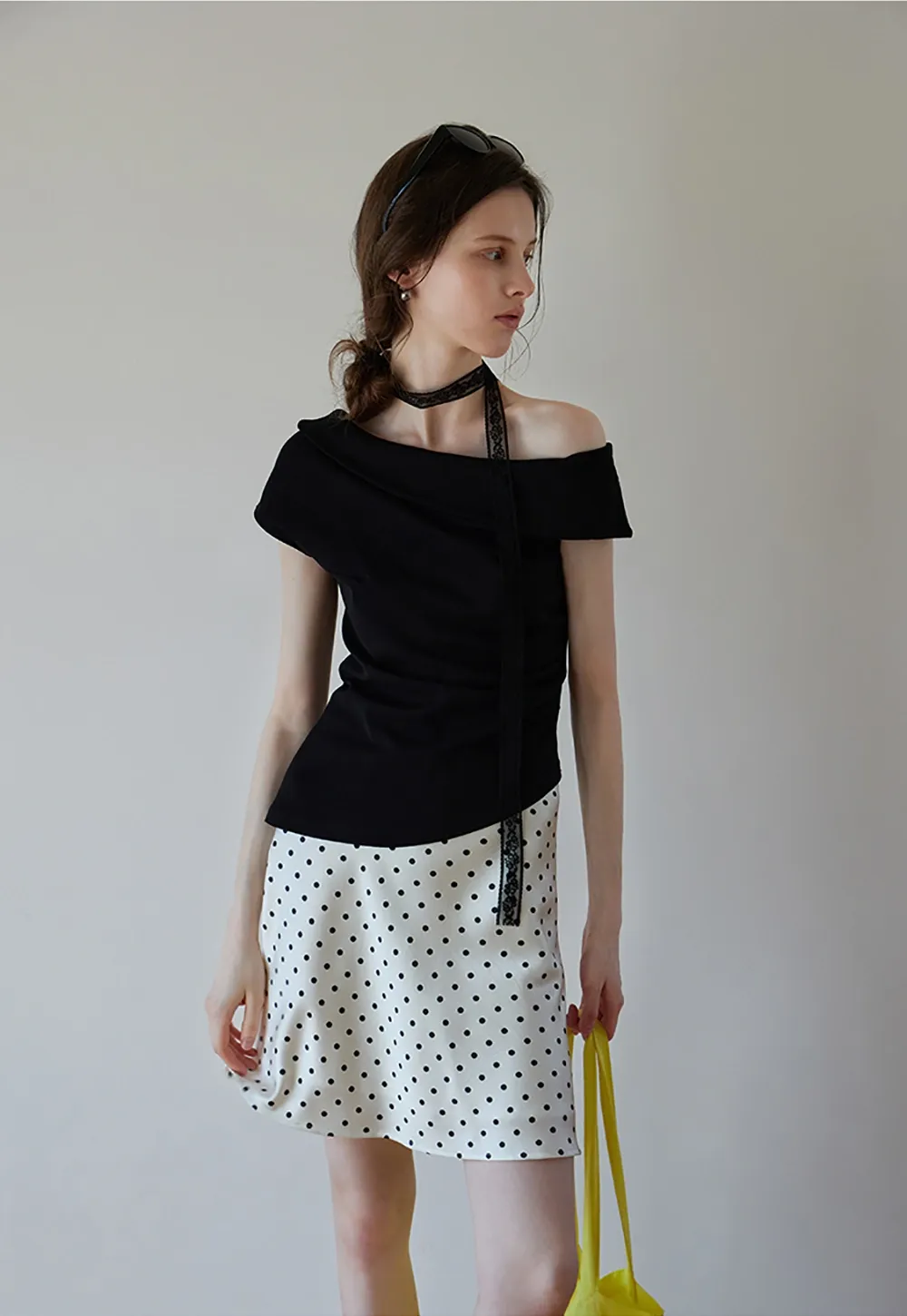 Women’s Asymmetrical Off Shoulder Top