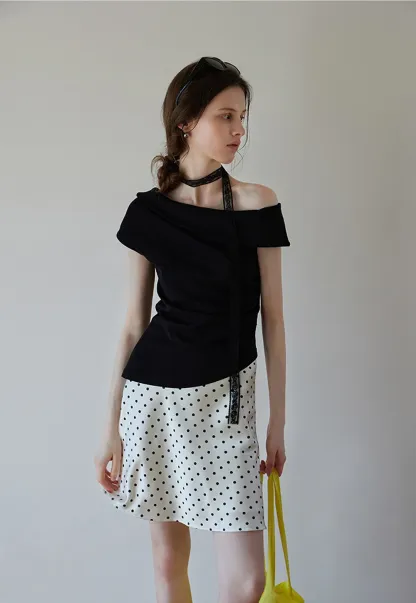 Women’s Asymmetrical Off Shoulder Top