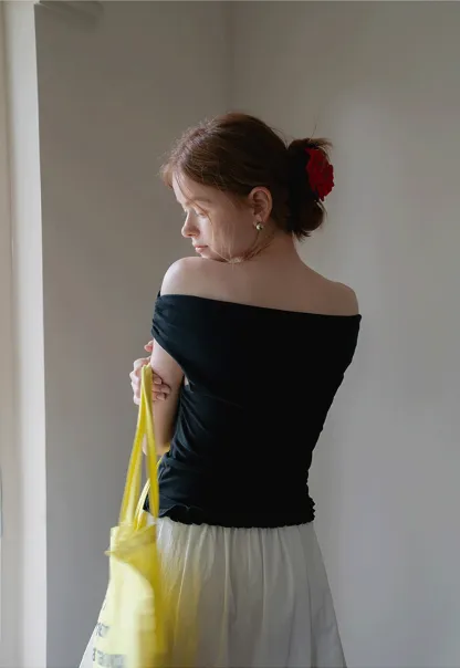 Women’s Off Shoulder Slim Fit Top