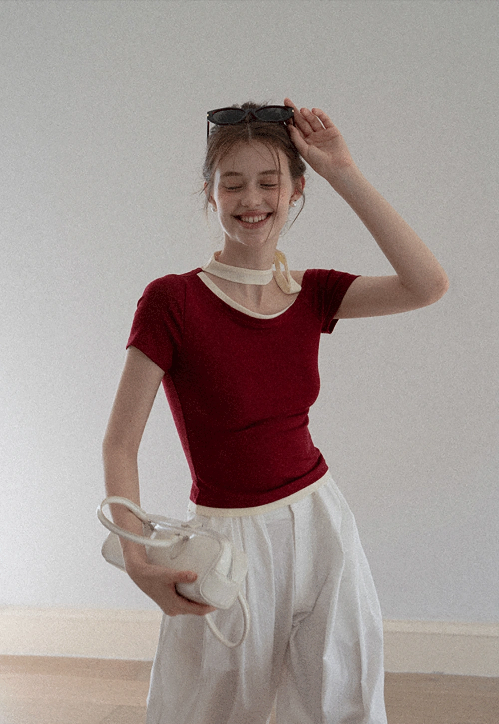 tシャツ Egg tops　　エッグトップス レディース LAGUA GEM | HOLTER NECK GLOW トップス (Tシャツ・カットソー