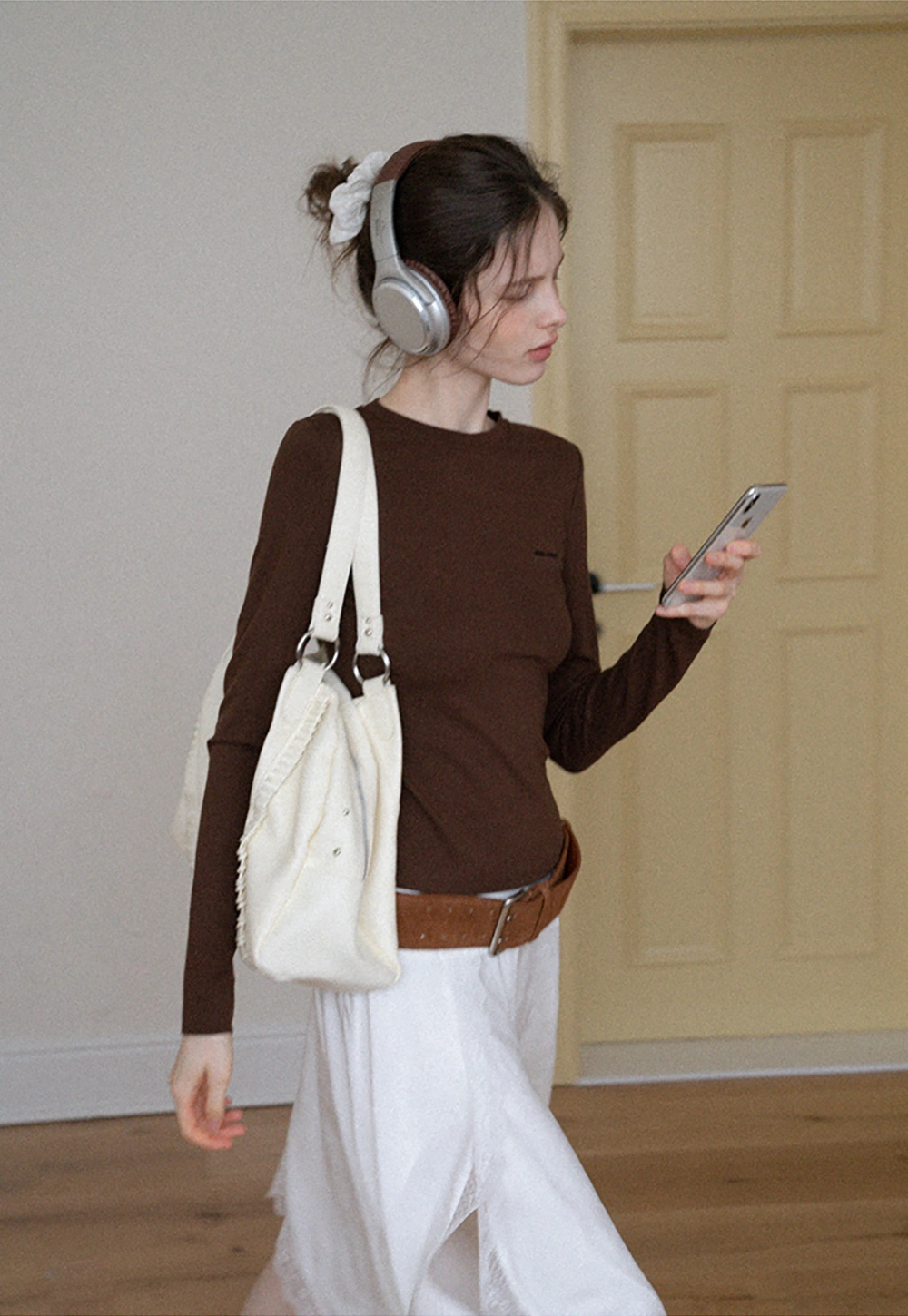 Women's Basic Crewneck Long Sleeve T-Shirt