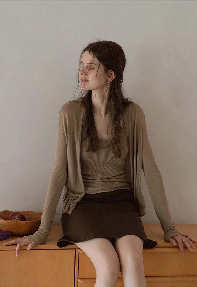 Lightweight Cardigan & Tank Set