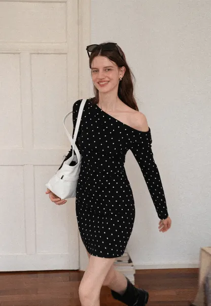 One-Shoulder Bodycon Mini Dress