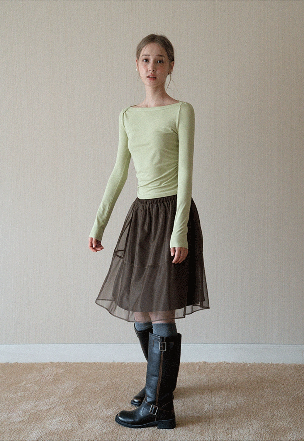 Frensh Style Tulle Skirt