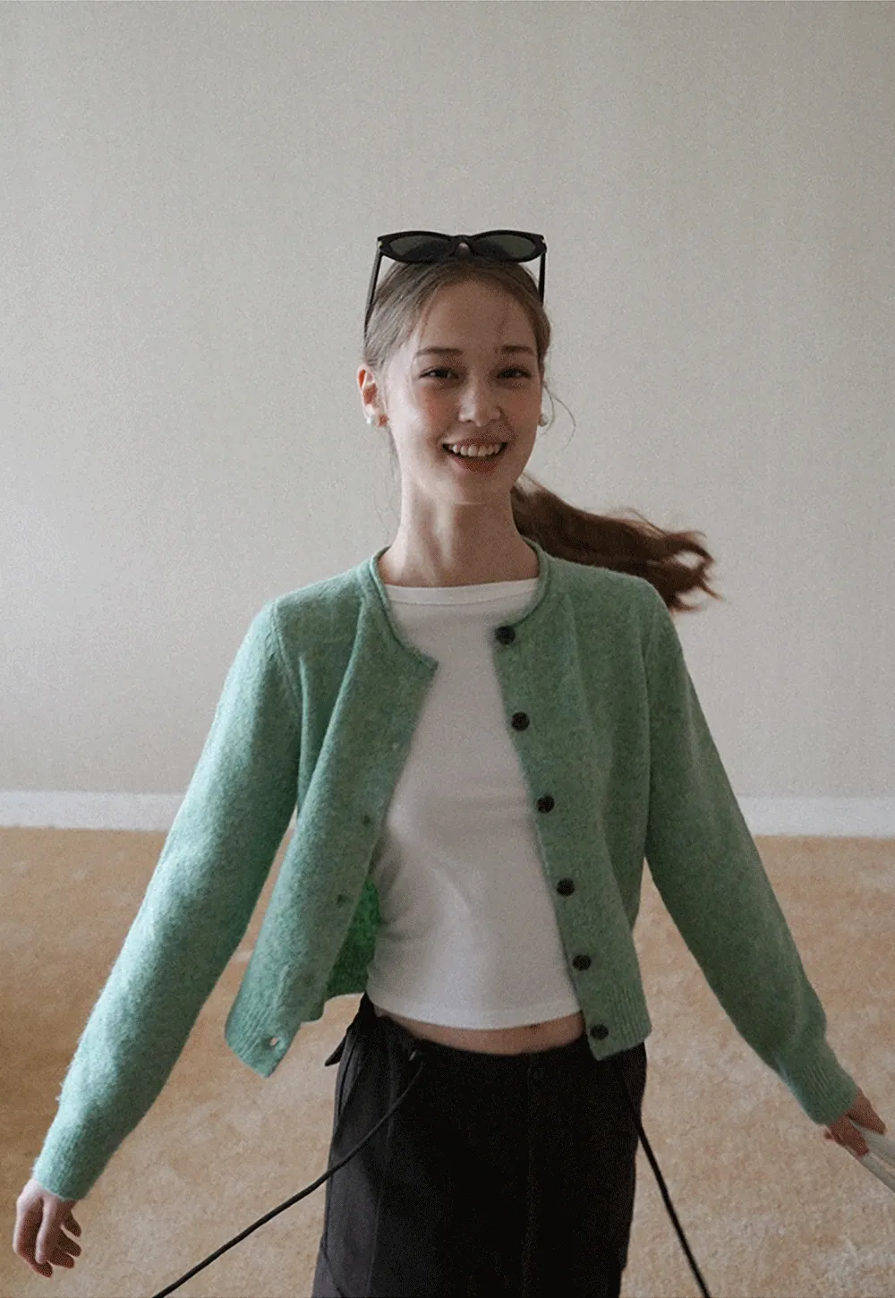 Knit Button Down Cardigan