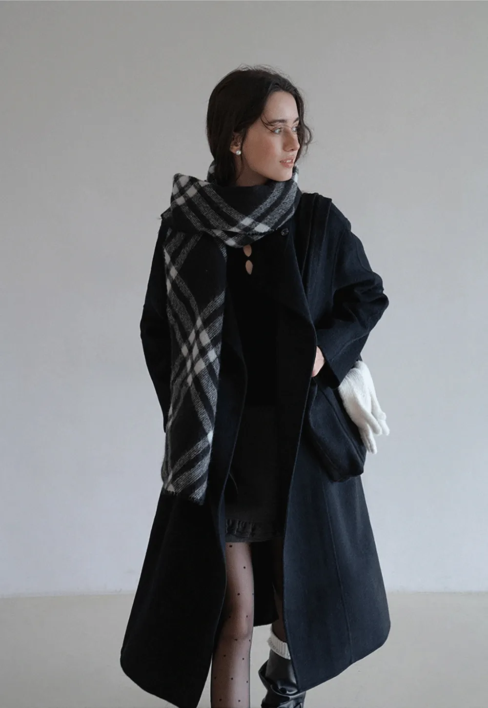 Classic Plaid Warm Shawl Scarf