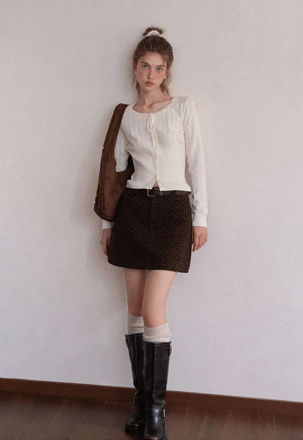 Knit Tie Front Cardigan