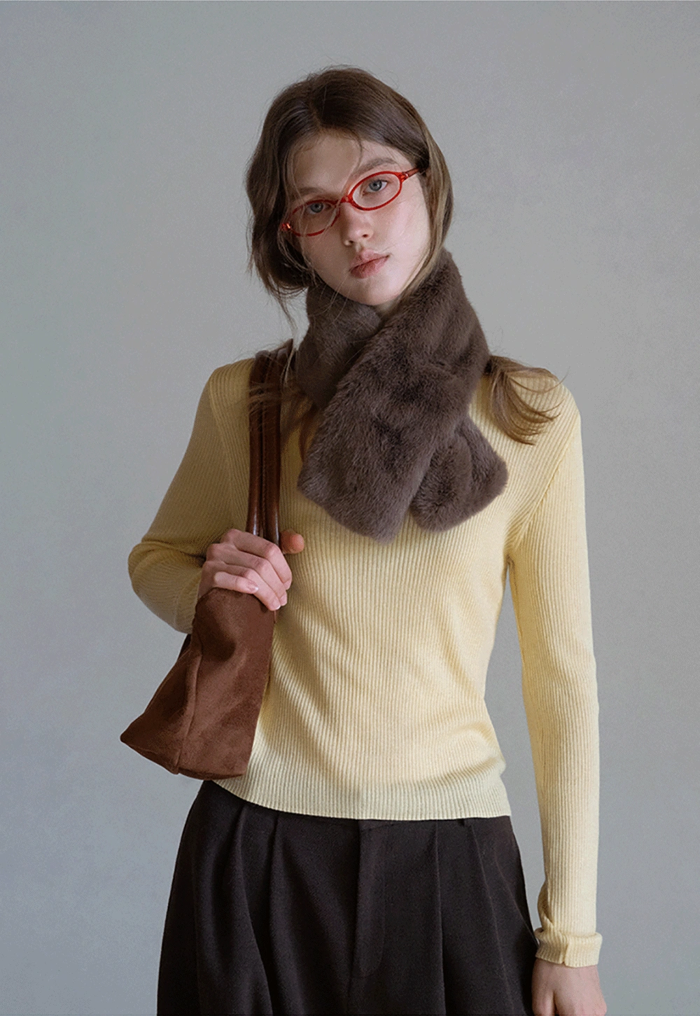 Women’s Ribbed Knit Turtleneck Sweater Top